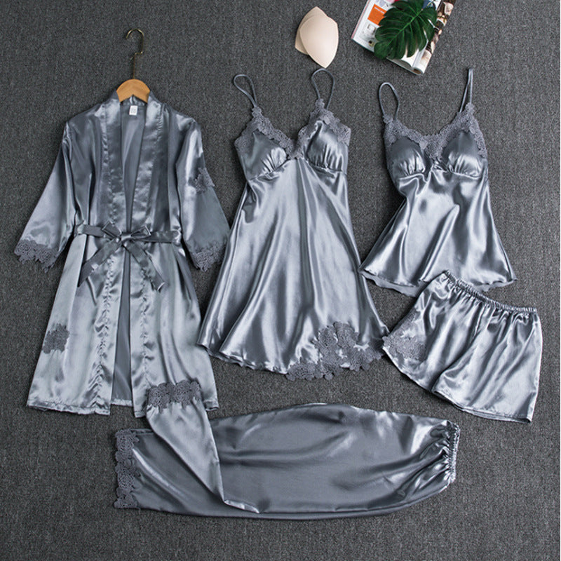 Lorelei pajama set in Light Blue