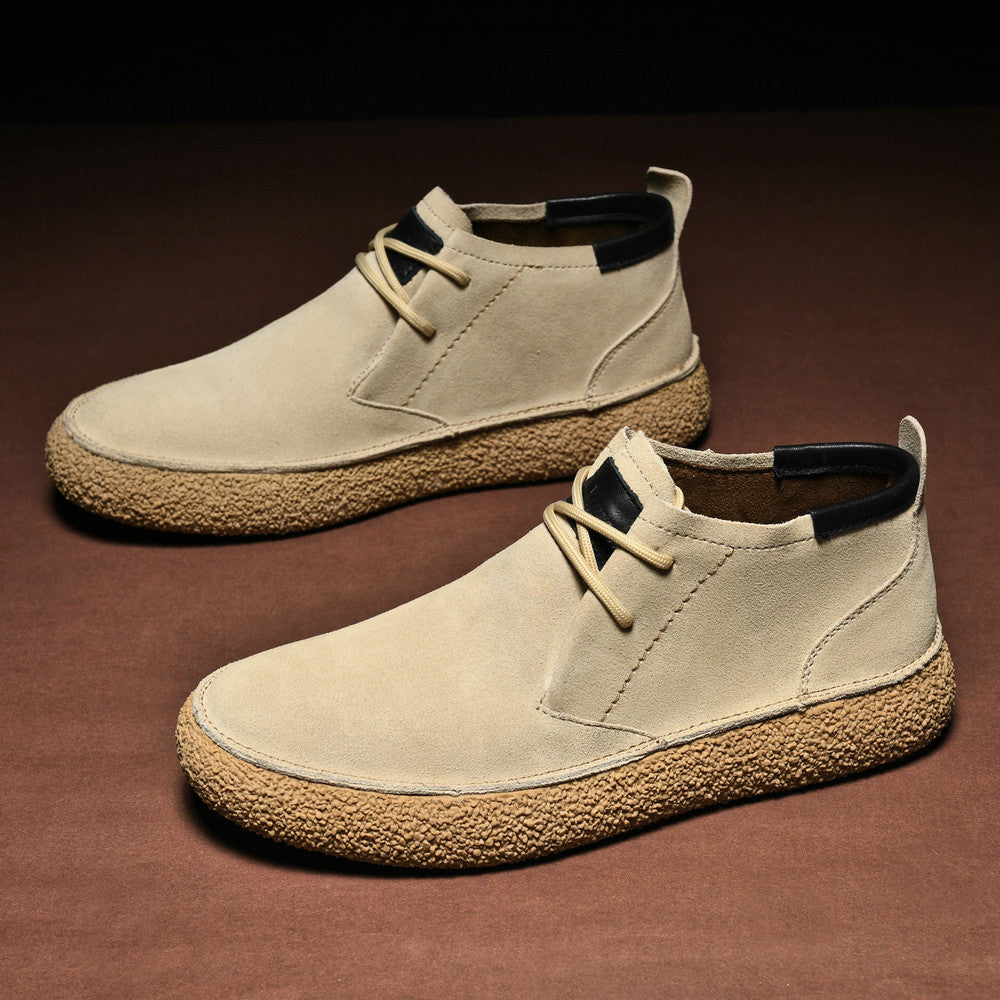 Desert Boots Suede Ankle Lace Up Casual Work Everyday Shoe