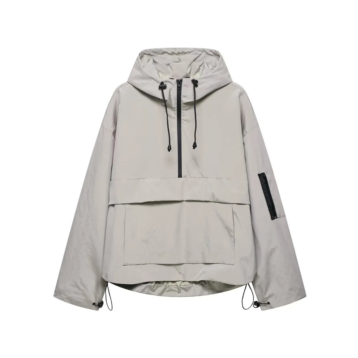Women's Hooded Waterproof Jacket Three-Proof Windproof Rain Coat Lightweight Warm Casual Outdoor All-Weather Ladies Parka-4