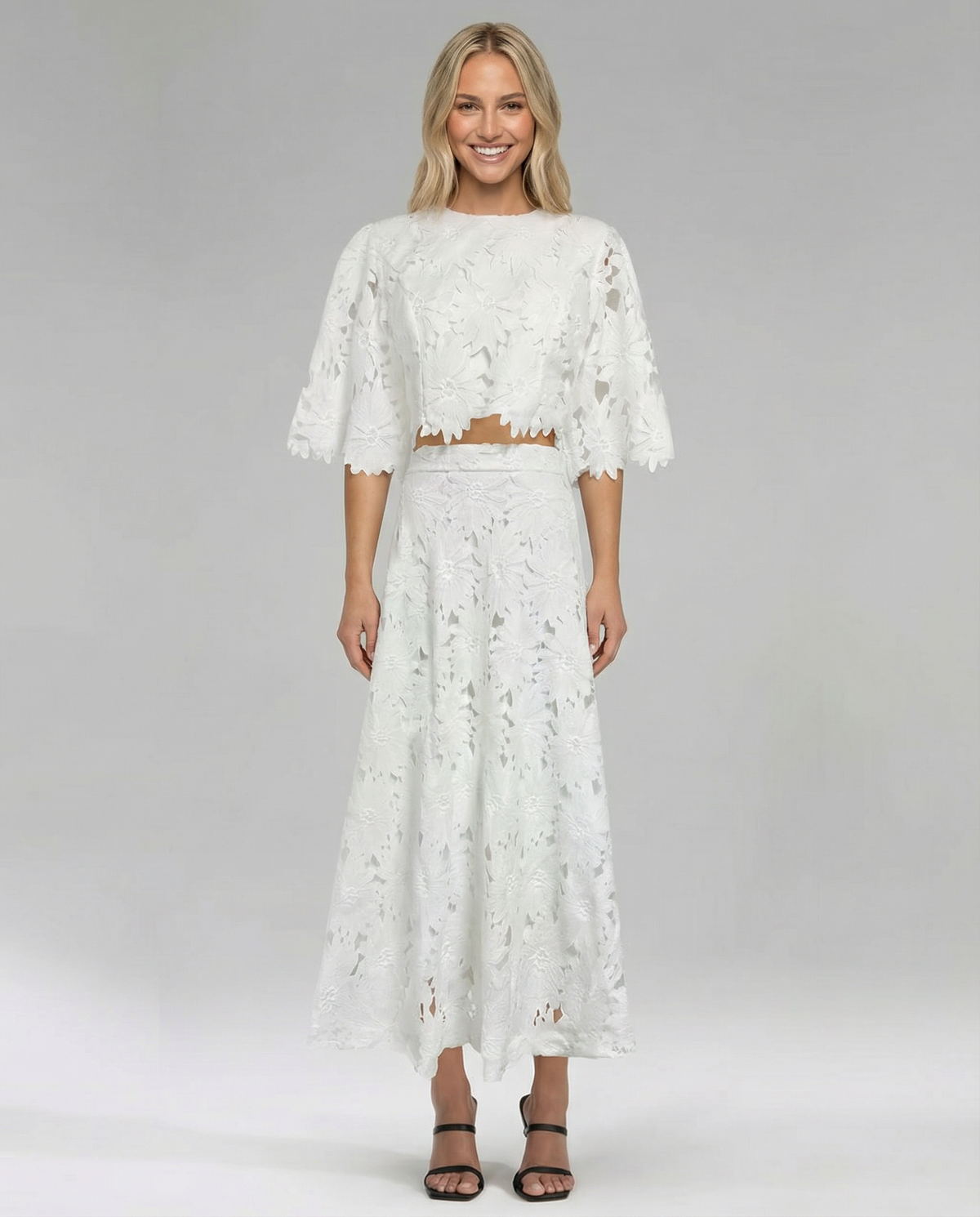 Rhonda women's outfit set in White