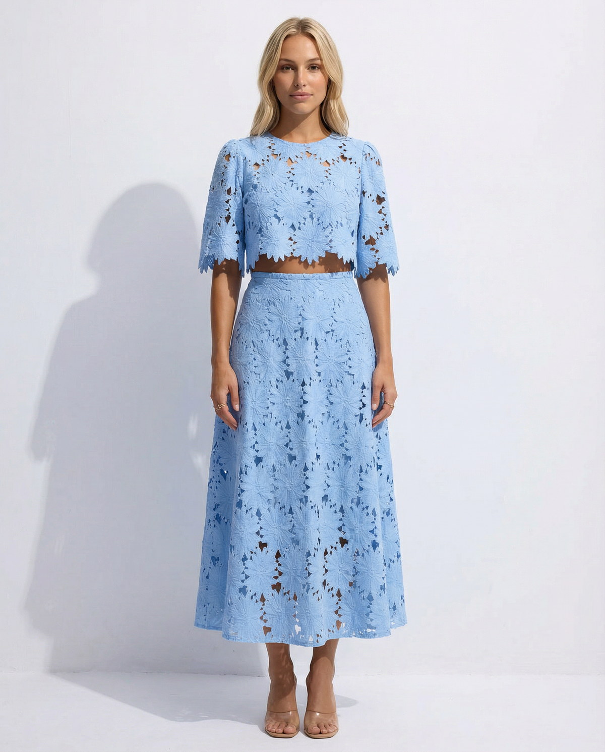 Rhonda women's outfit set in Blue