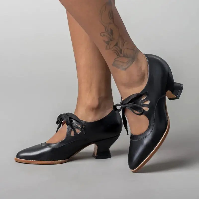 Orthopedic Leather Heeled Sandals Angela Comfort Casual Everyday Shoes