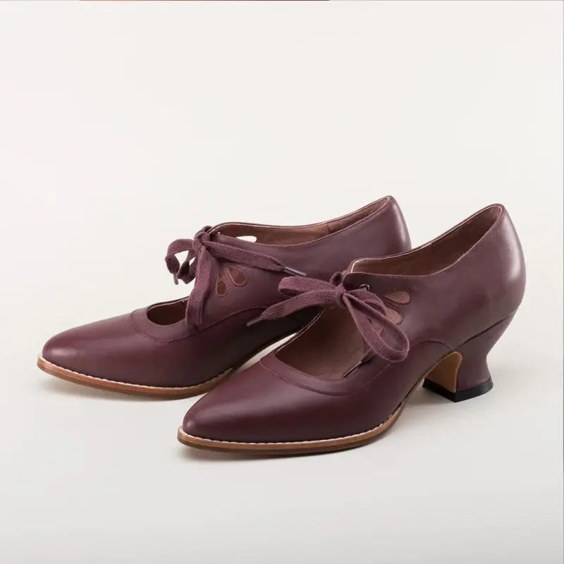 Orthopedic Leather Heeled Sandals Angela Comfort Casual Everyday Shoes