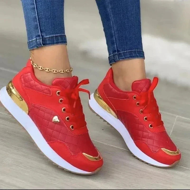 Women's Platform Sneakers Casual Everyday Trainers Comfortable Lightweight