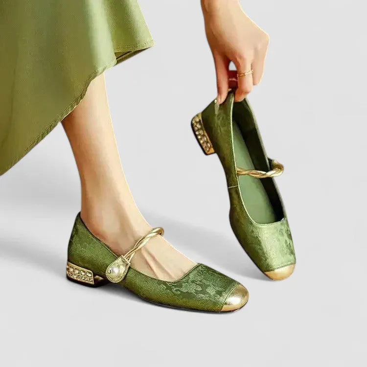 Women's Ballet Flats Low Heel Soft Leather Bow Elegant Casual Everyday Shoes