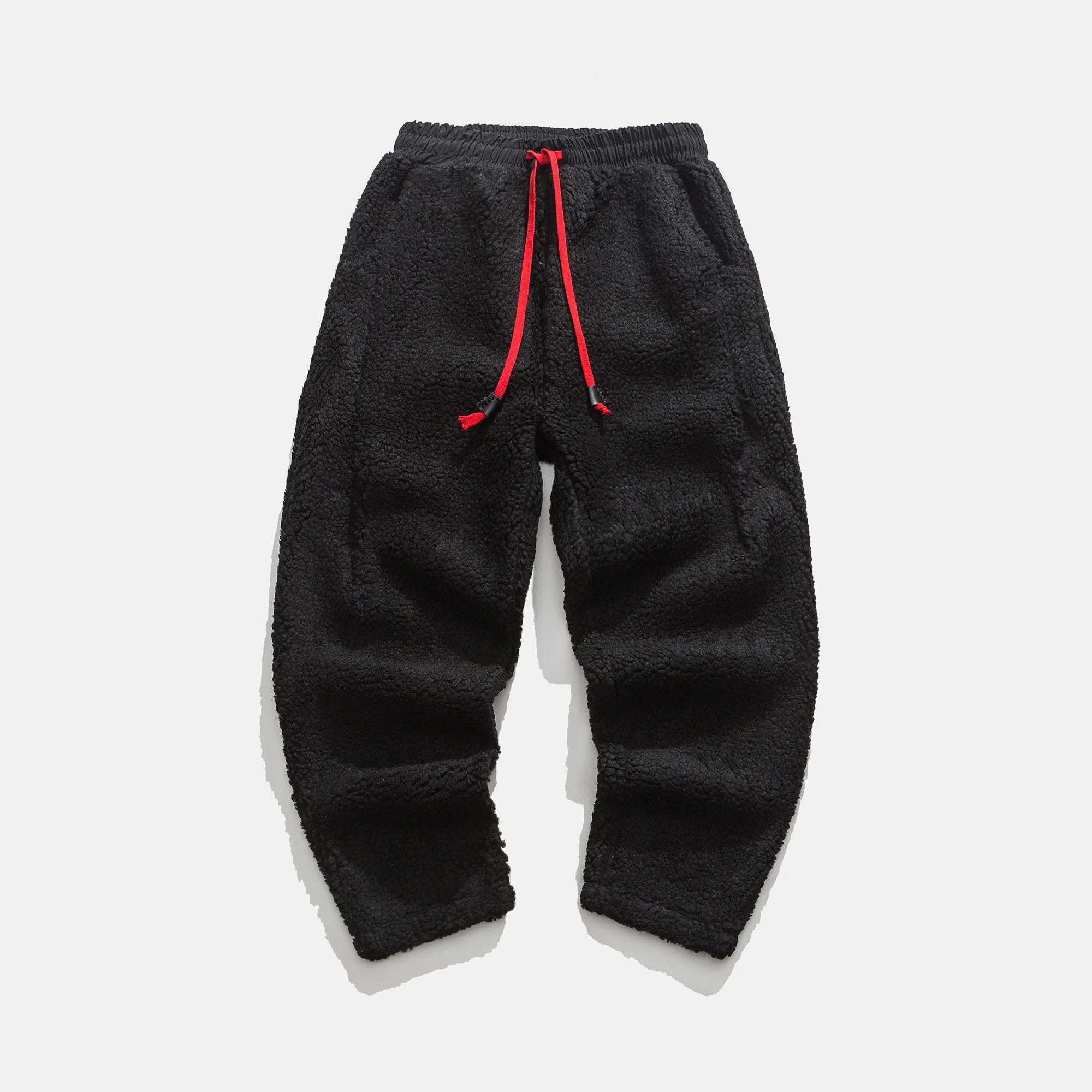 Men's Track Pants Textured Drawstring Waistband Elastic Cuff Casual