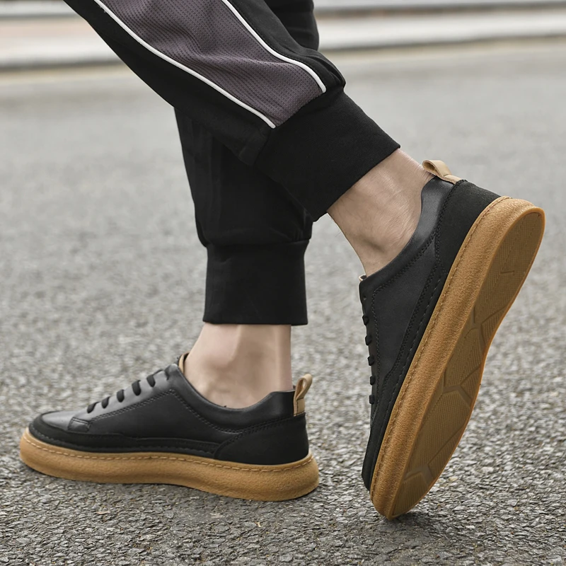 Derby Lace-Up Shoes Rubber Sole Casual Formal Office Work Everyday