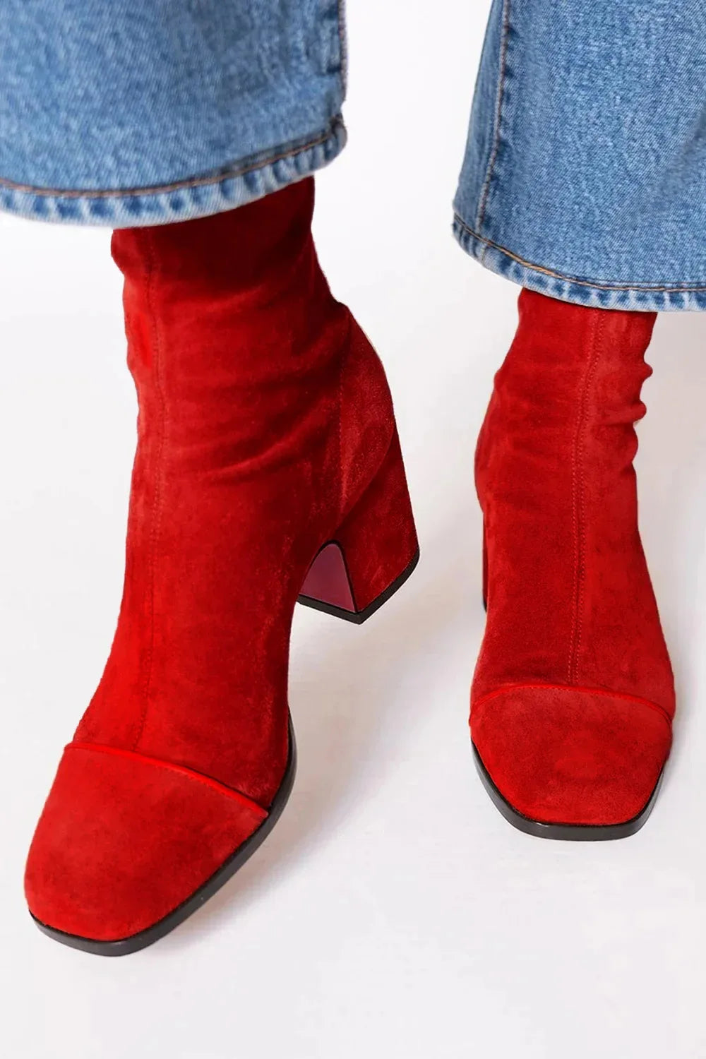 Ankle Boots Women Comfort Cushioned Sole Casual Smart Office Wear