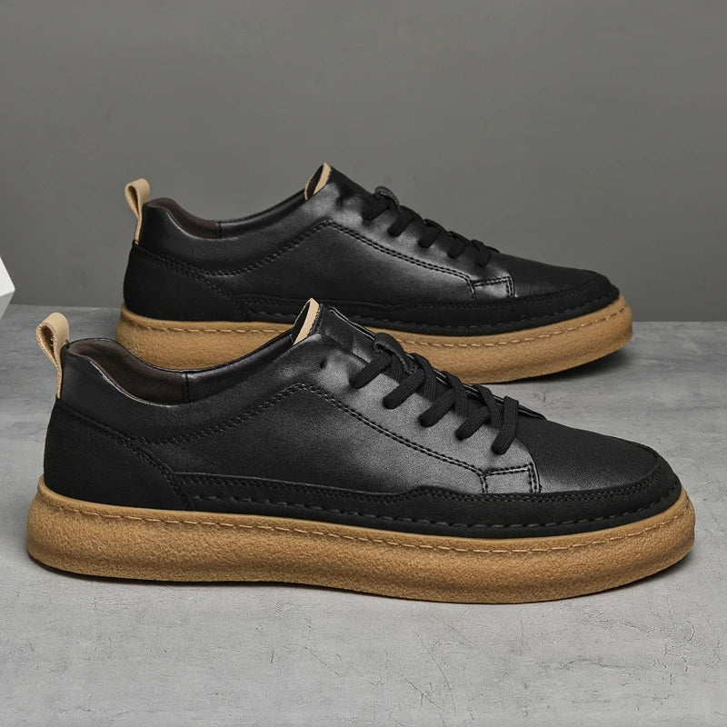 Derby Lace-Up Shoes Rubber Sole Casual Formal Office Work Everyday