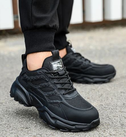 Men's Work Sneakers Safety Shoes Slip Resistant Comfortable Everyday