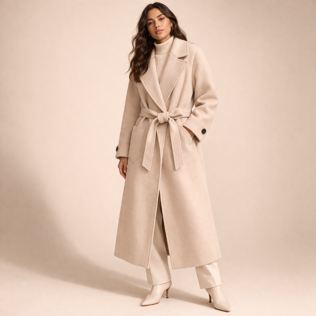 Women's Trench Coat Modern Elegant Tailored Fit Casual Formal Occasions