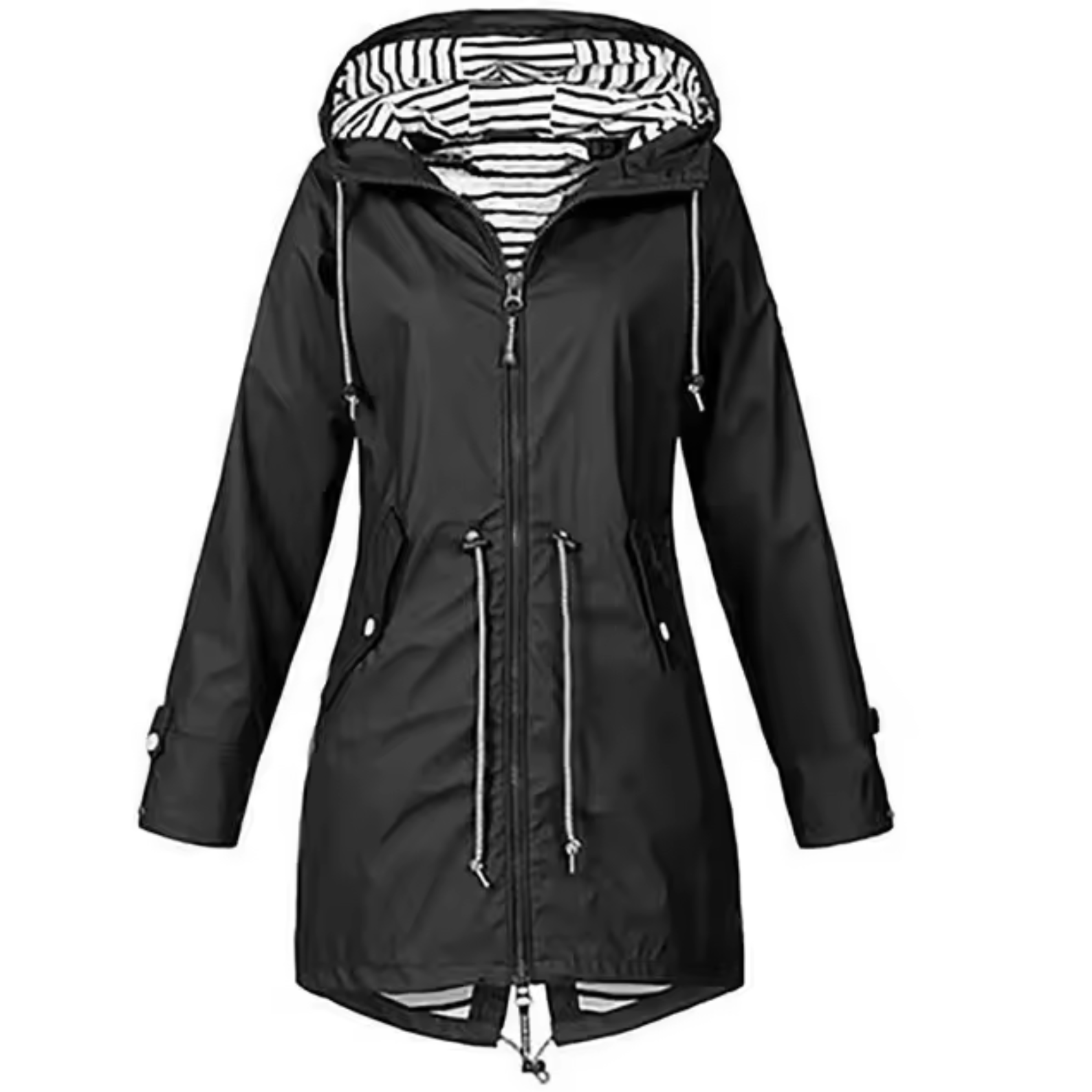 Waterproof Hooded Rain Jacket for Women