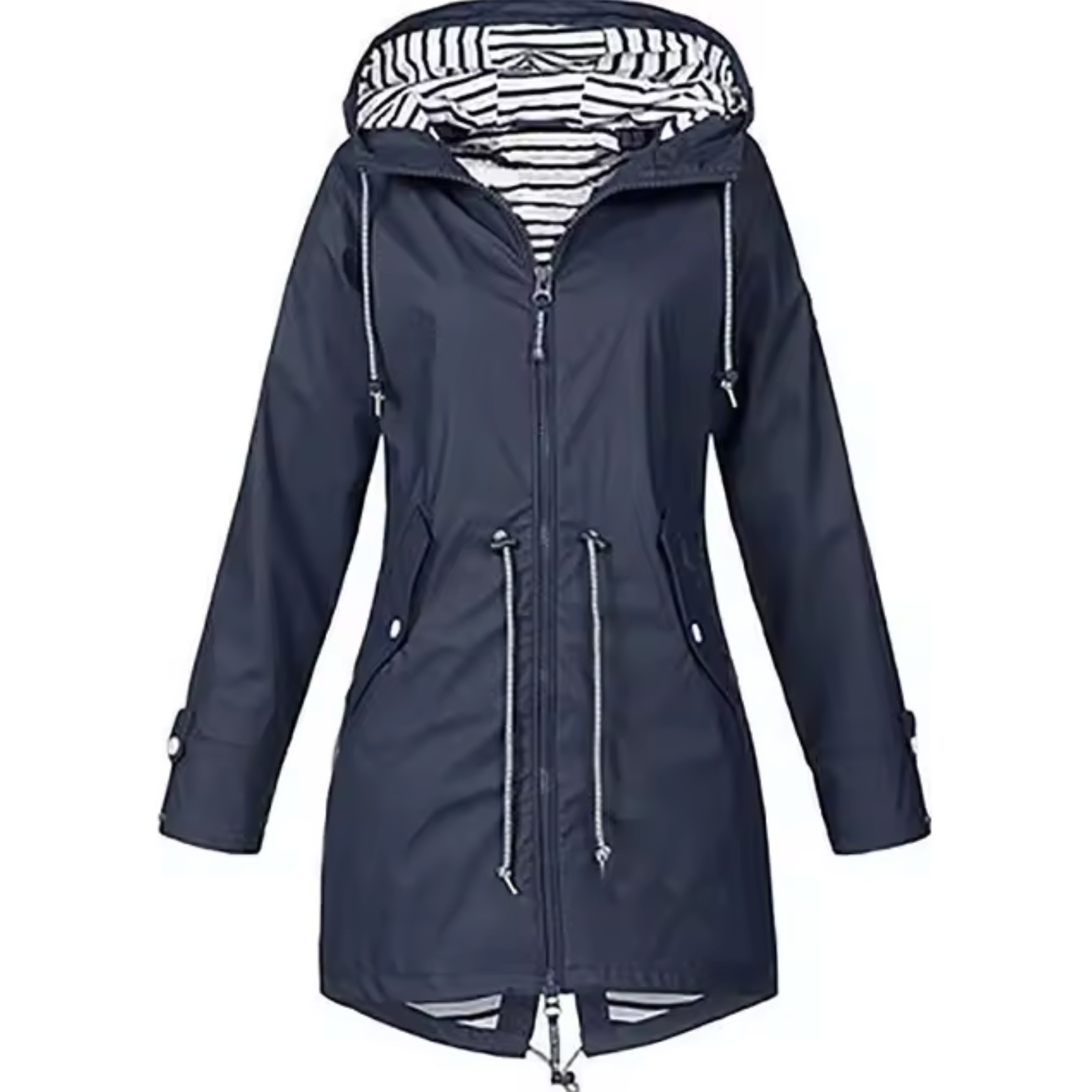 Waterproof Hooded Rain Jacket for Women