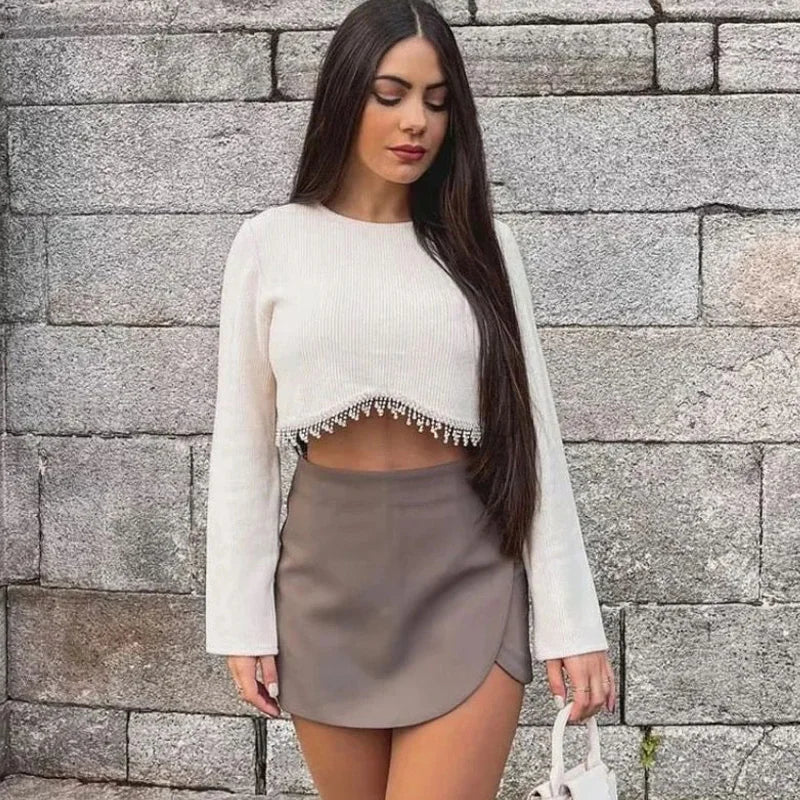 Women’s Mini Skirt High Waist | Asymmetric Design