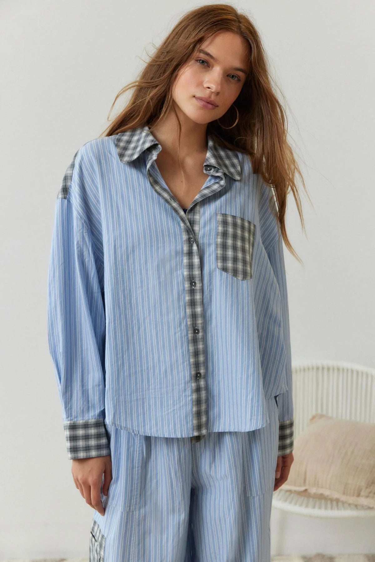Sophia pajama set in Blue