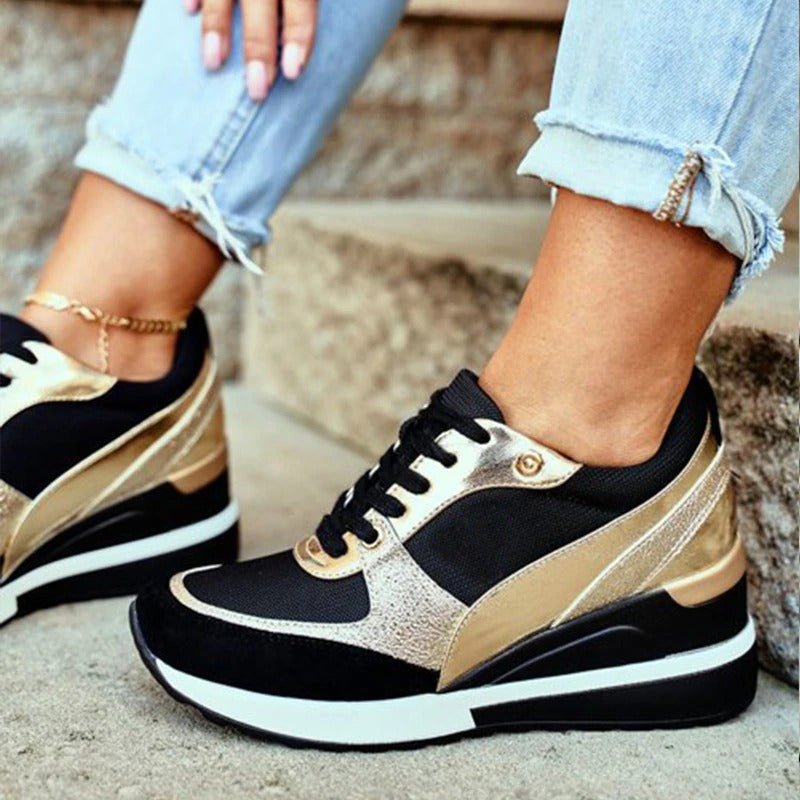 Women's Orthopedic Sneakers Platform Sole Supportive Everyday Trainers