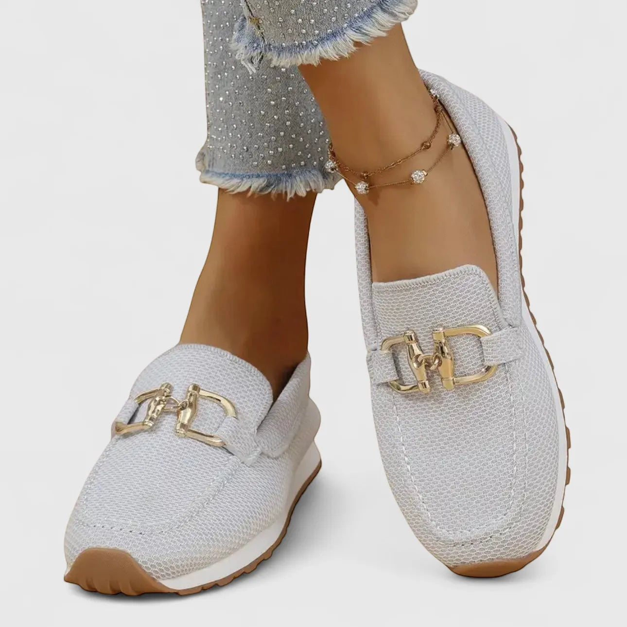 Women's Mesh Loafers Slip On Comfortable Casual Everyday Shoes