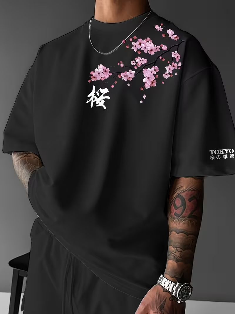 Hiro men's t-shirt in Black