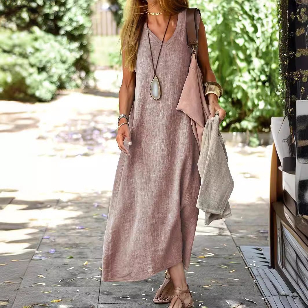 Sophie Anderson women's maxi dress in Taupe