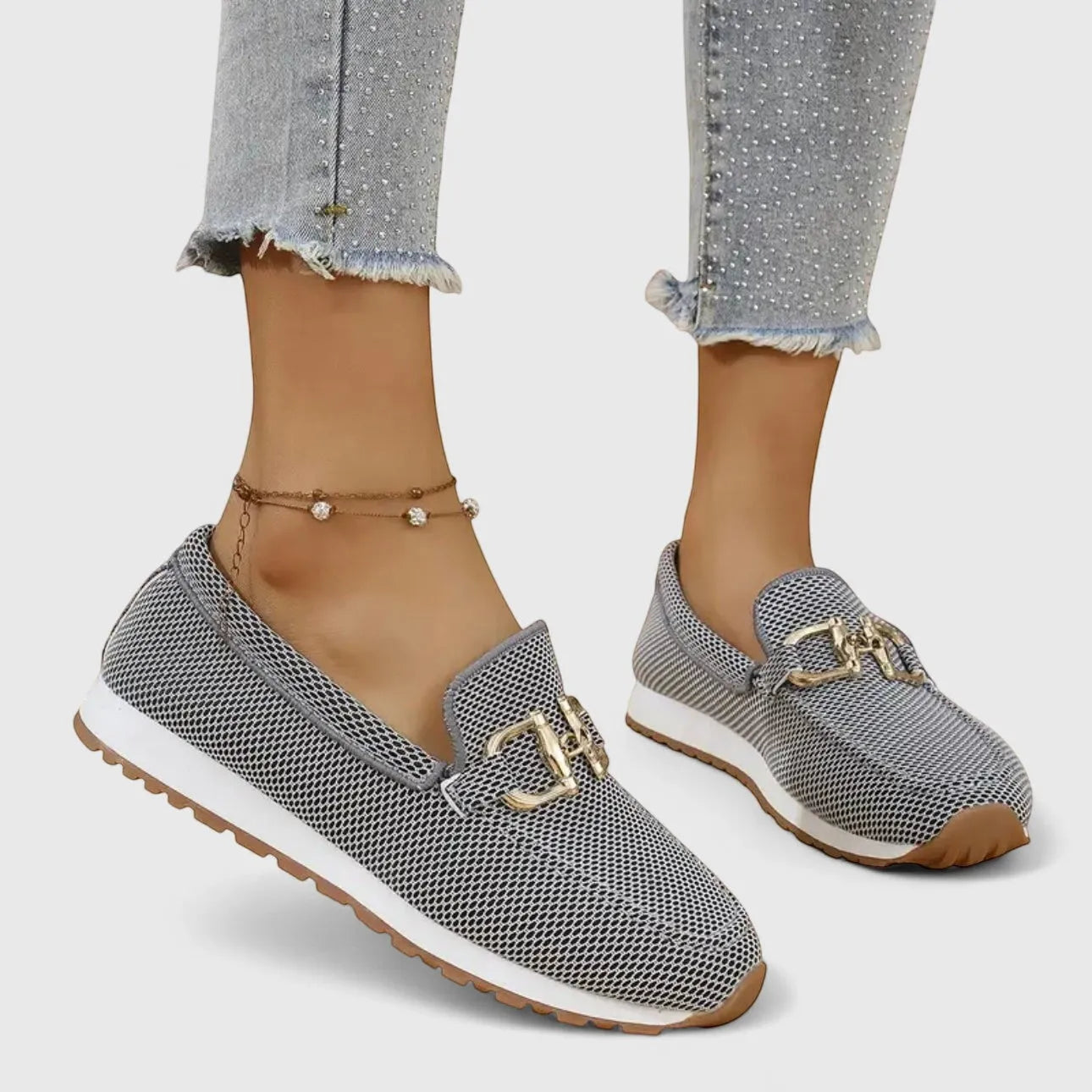 Women's Mesh Loafers Slip On Comfortable Casual Everyday Shoes