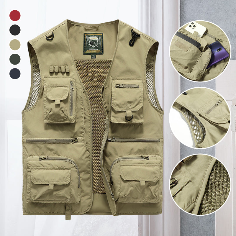 Tactical Vest Lightweight Durable Outdoor Adventure Gear Adjustable Straps