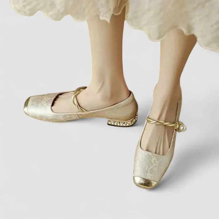 Women's Ballet Flats Low Heel Soft Leather Bow Elegant Casual Everyday Shoes