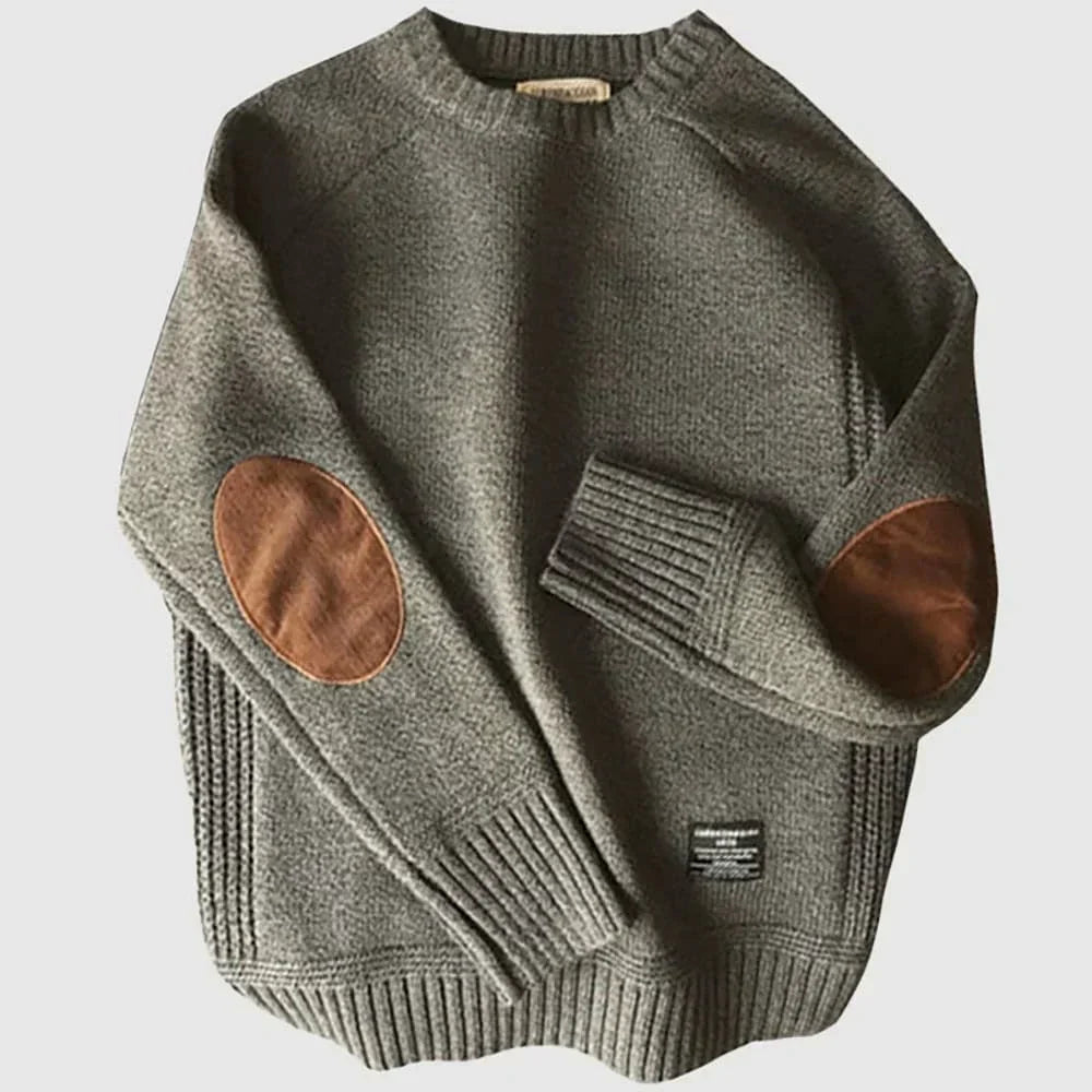 Men's Alpine Sweater Warm Knit Pullover Soft Comfortable Winter Jumper Classic Fit