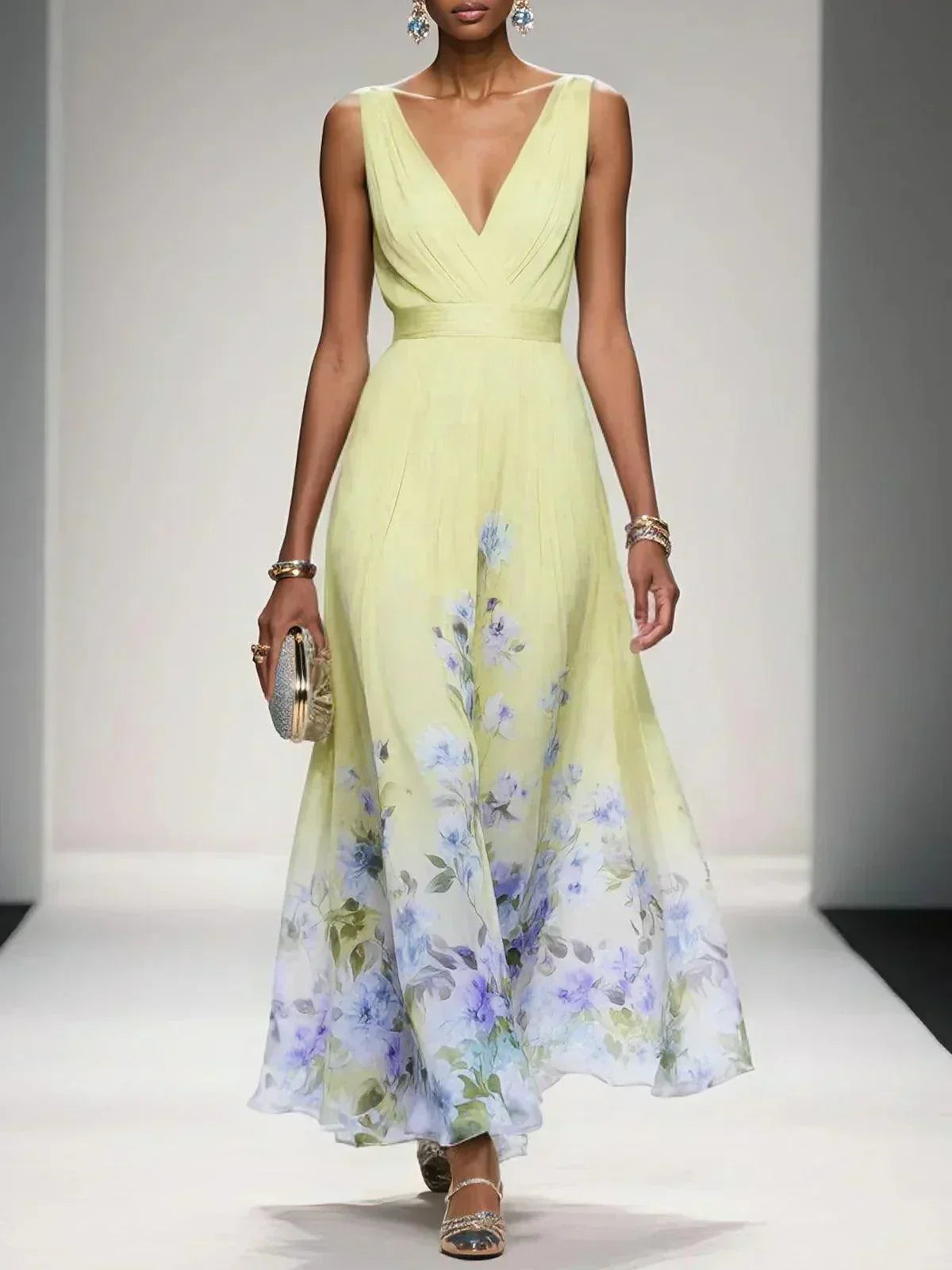 Harper women's dress in Yellow