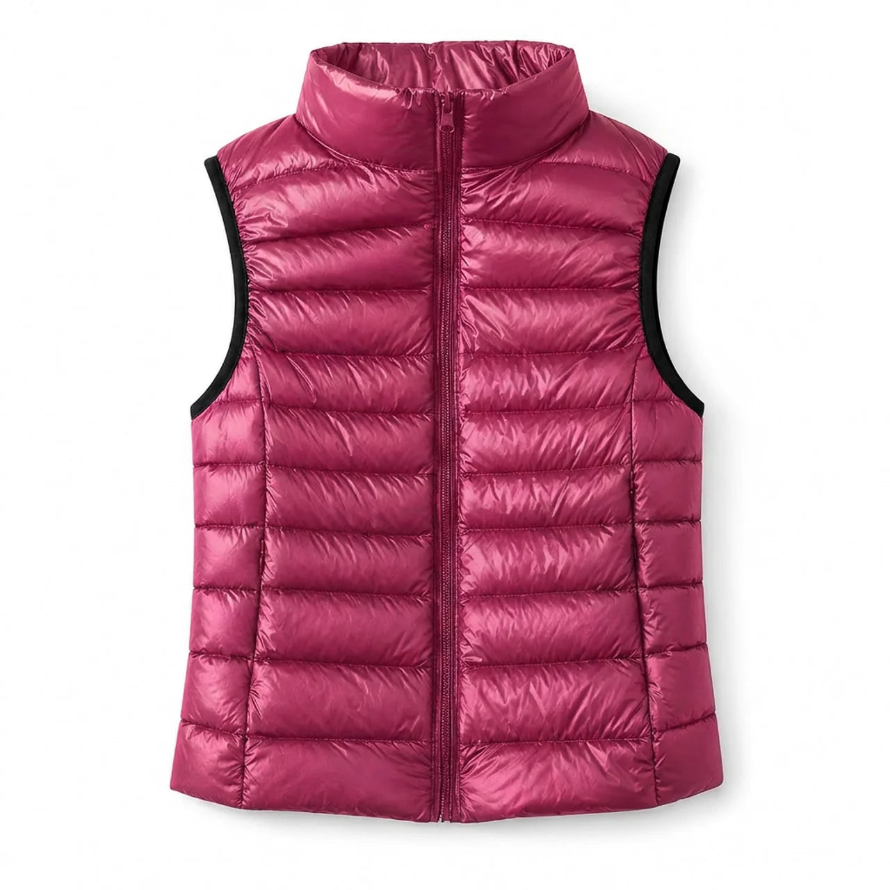 Women's Sleeveless Puffer Vest Lightweight Warm Quilted Gilet Layering