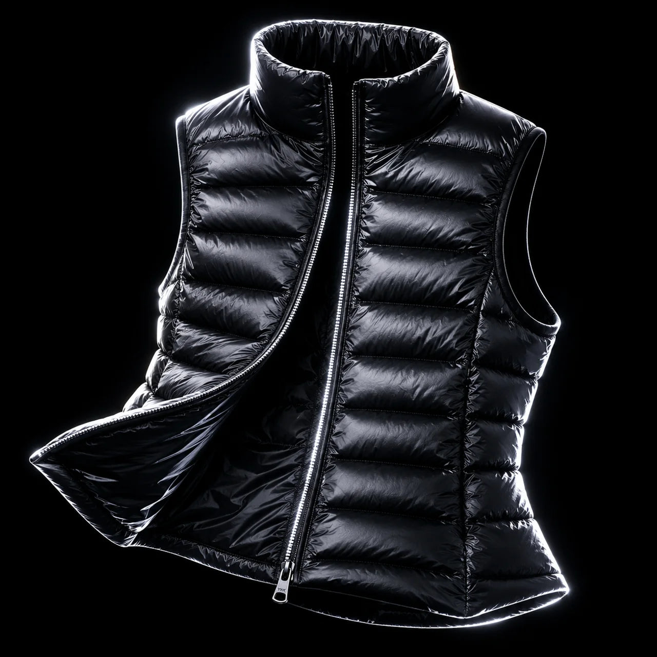 Women's Sleeveless Puffer Vest Lightweight Warm Quilted Gilet Layering