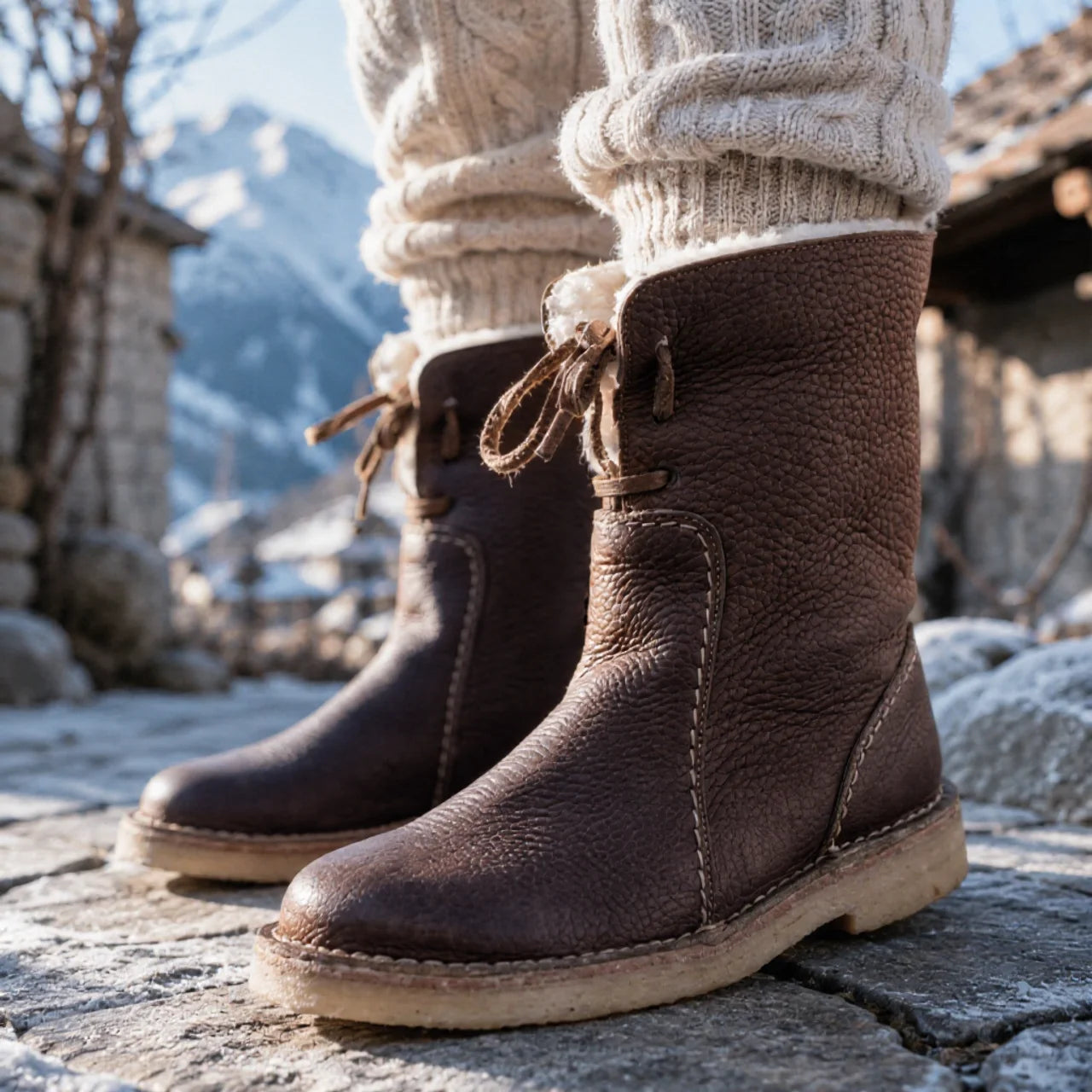 Women's Waterproof Boots Wool Lined Warm Winter Casual Everyday