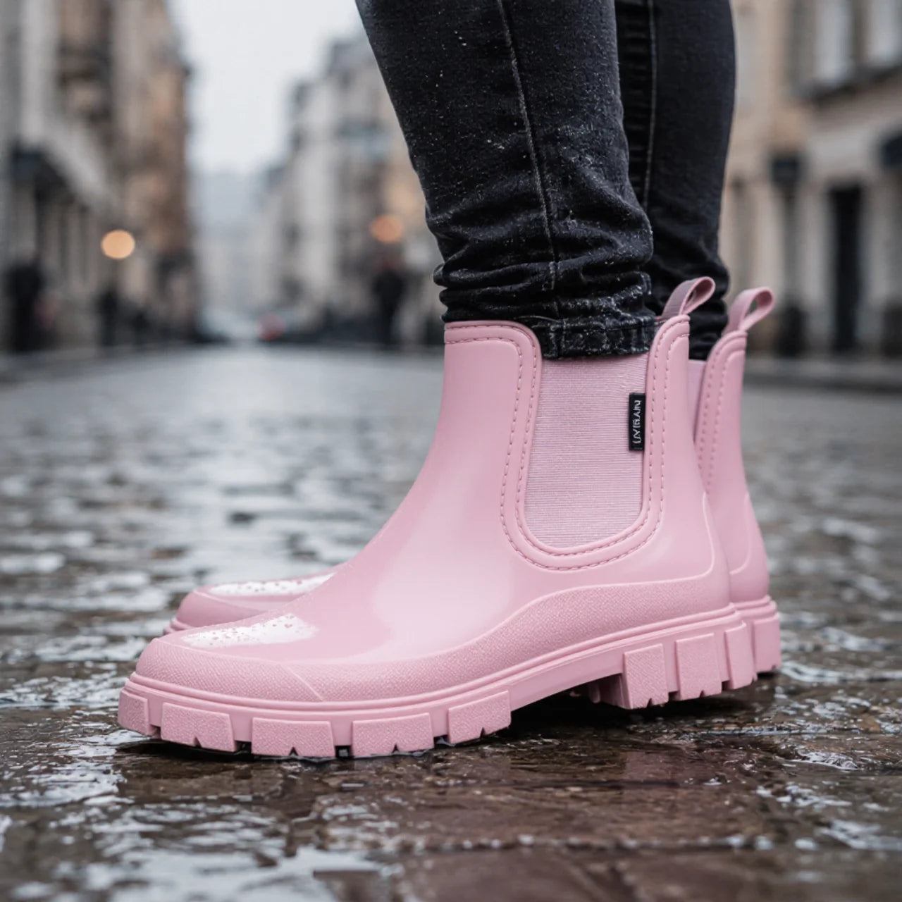 Women's Waterproof Chelsea Boots Slip-On Casual Everyday Ankle Boot