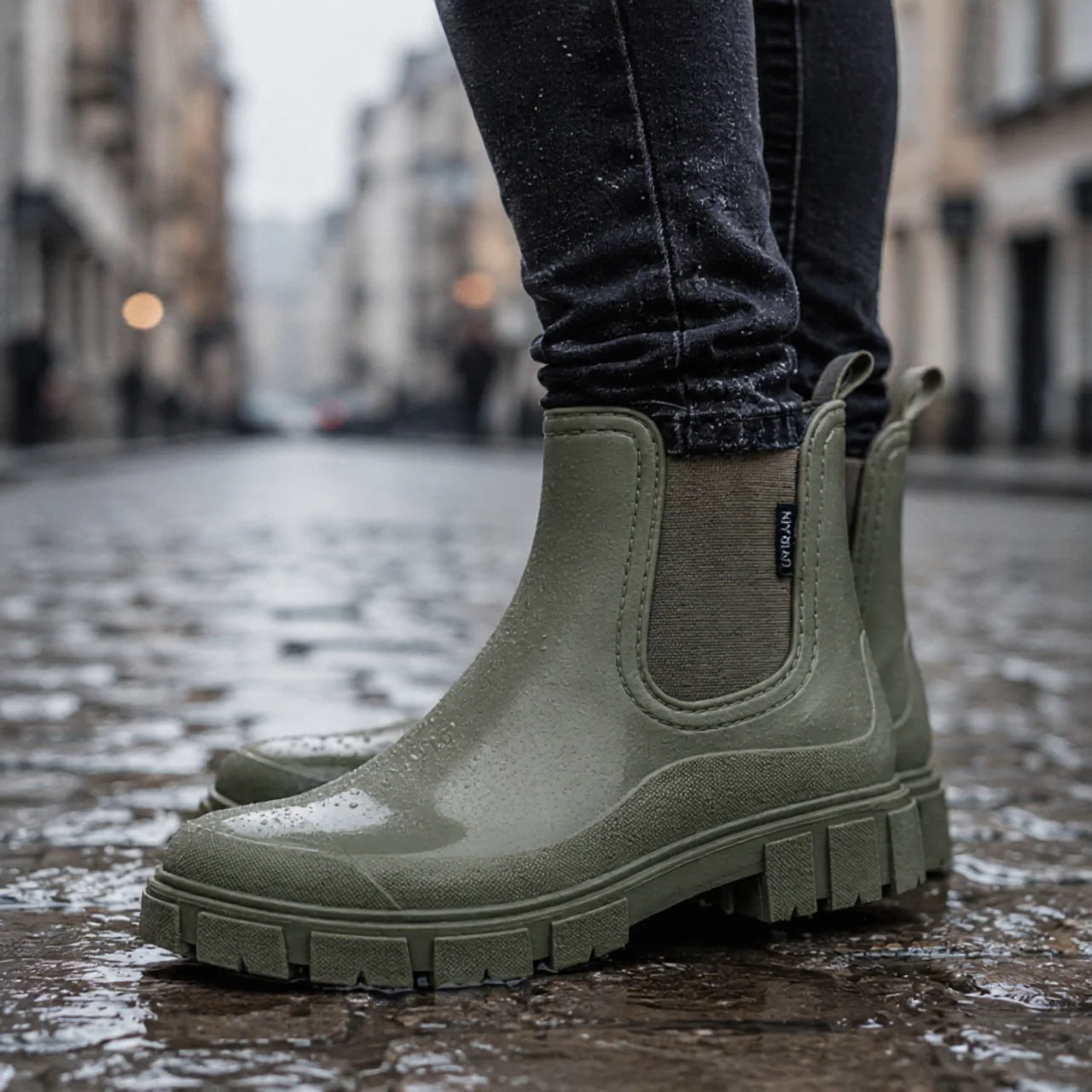 Women's Waterproof Chelsea Boots Slip-On Casual Everyday Ankle Boot