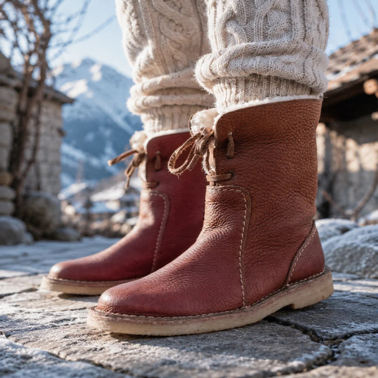 Women's Waterproof Boots Wool Lined Warm Winter Casual Everyday