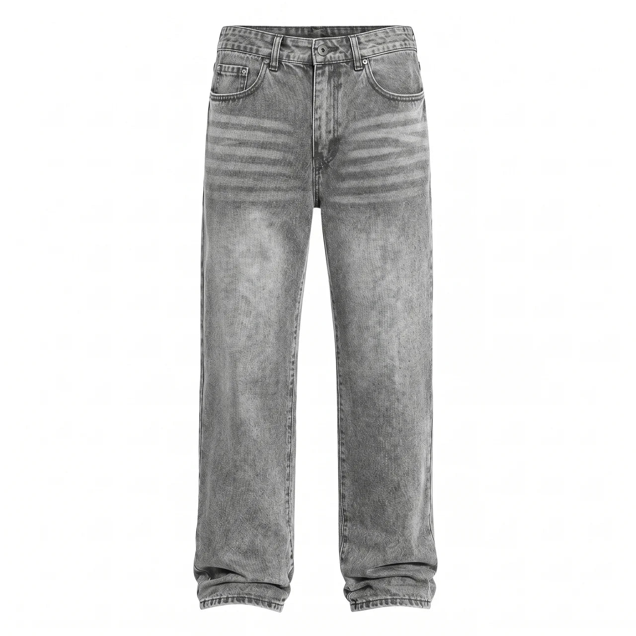 Men's Wide Leg Jeans Casual Winter Style Relaxed Fit Comfortable