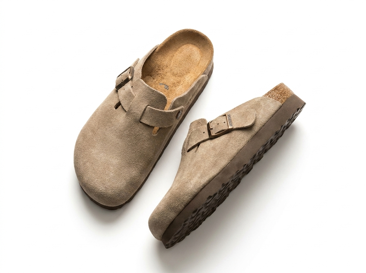 Orthopedic Clogs with Buckle Closed Toe Slip-On Comfort Everyday Casual