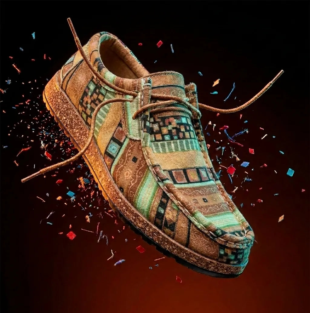Artisan Leather Shoes Vibrant Handcrafted Colourful Casual Everyday