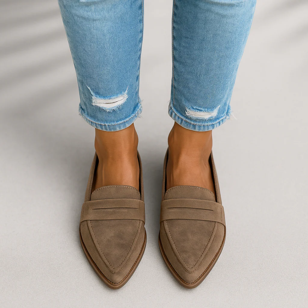 Leather Loafers Men's Elegant Moccasins Slip On Casual Comfort Shoes