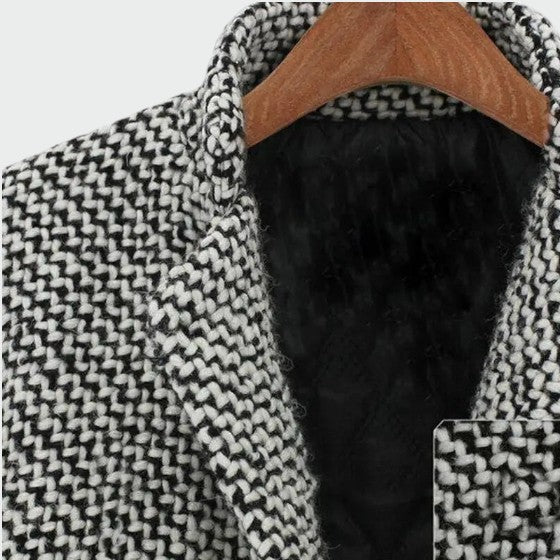 Long Coat Women Elegant Tailored Outerwear Classic Formal Casual Warm Winter