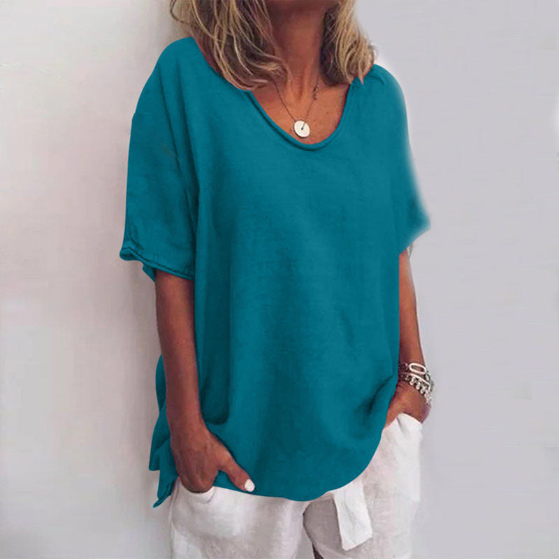 Helen t-shirt in Aqua
