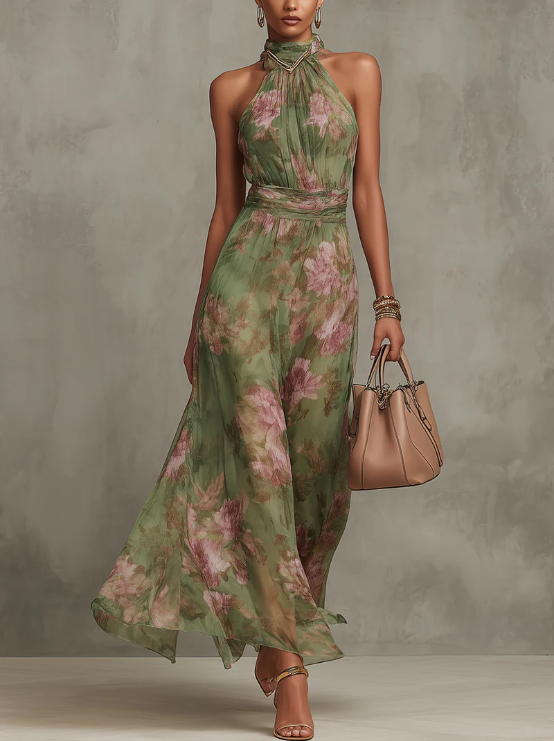 maxi-chiffon-dress-with-halter-neck-and-floral-print-1