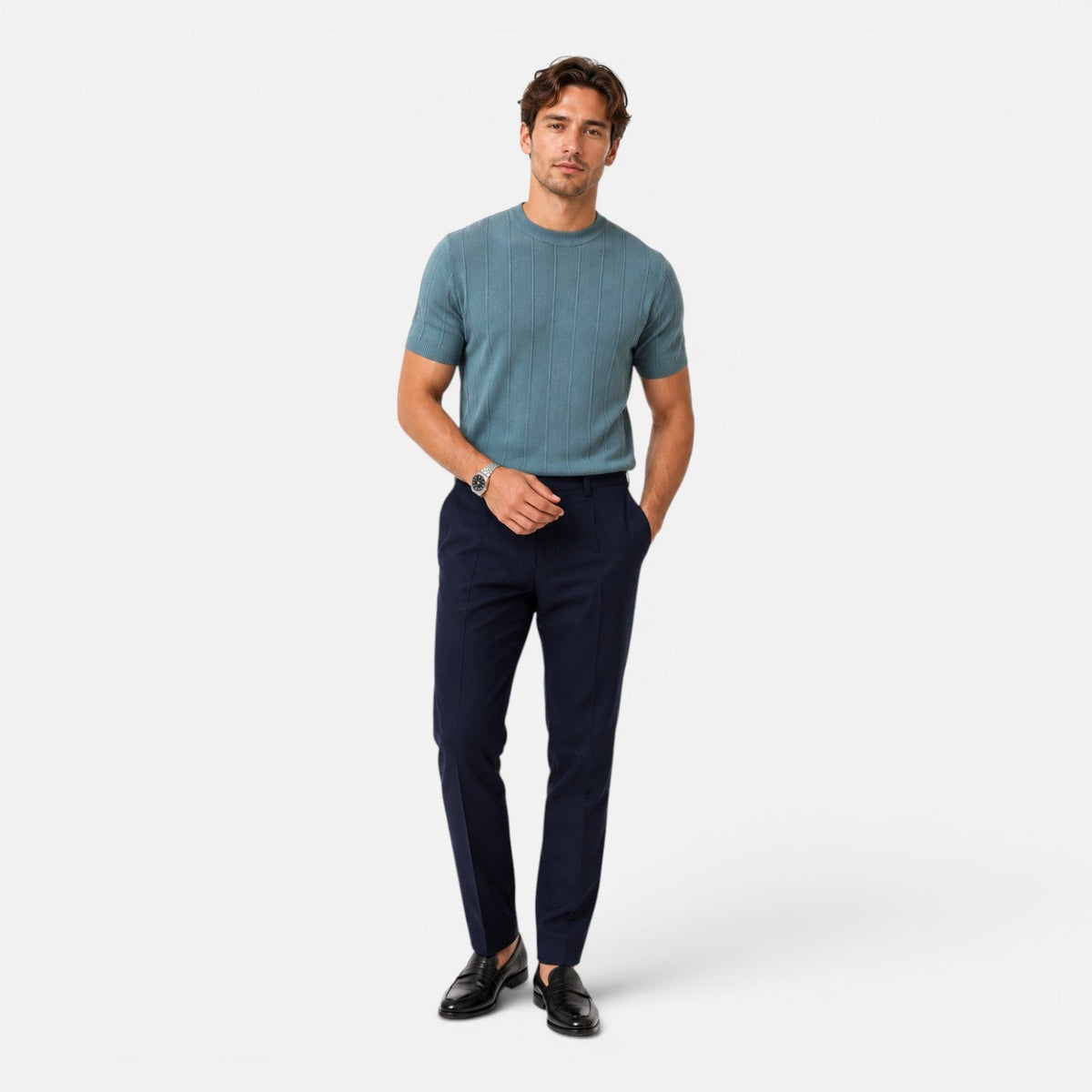 Men's knitted T-shirt