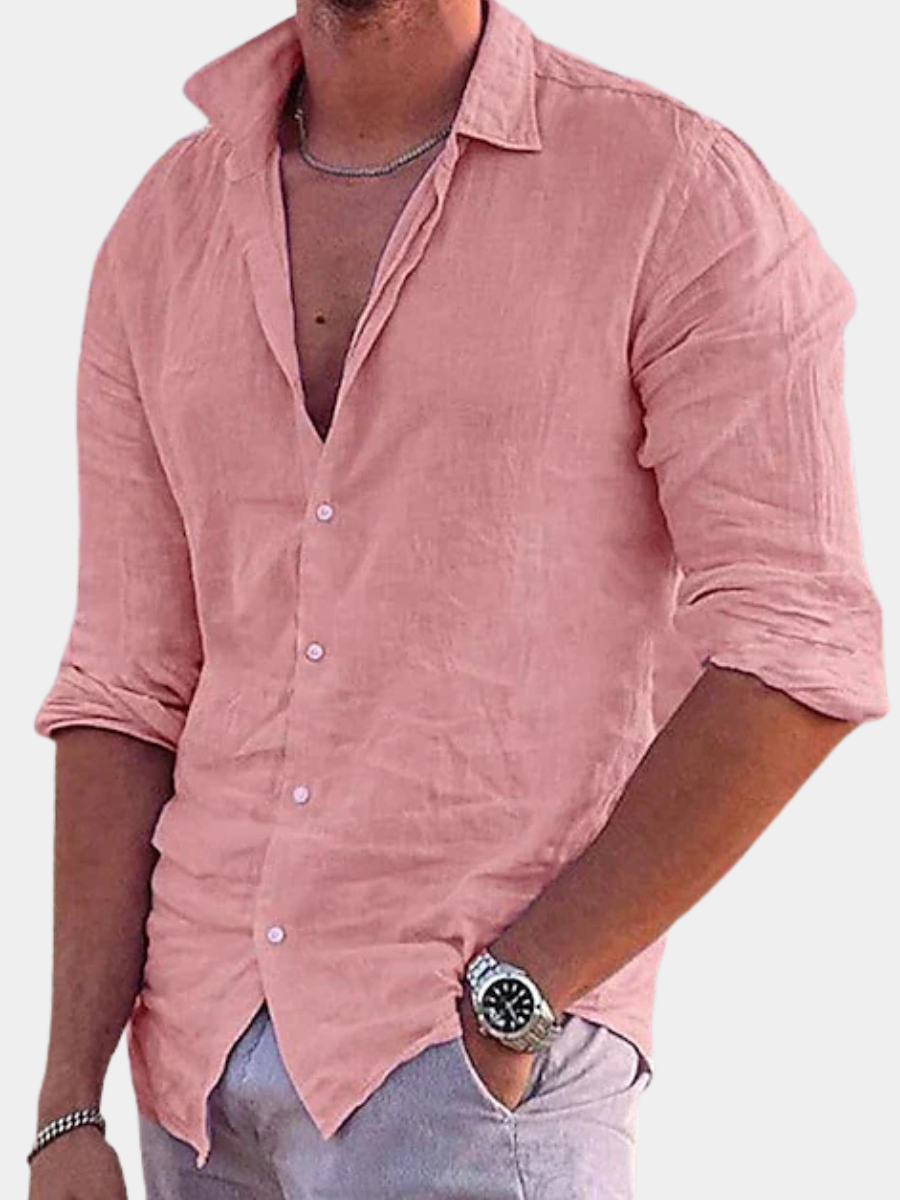 Men's button-up top