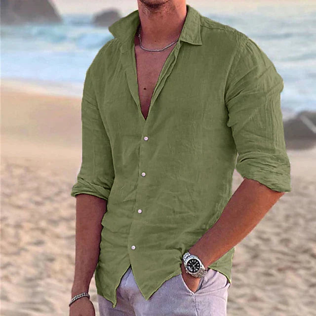 Men's button-up top