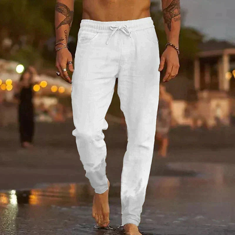 mens-linen-blend-pants-with-drawstring-waist-and-gathered-ankles-5