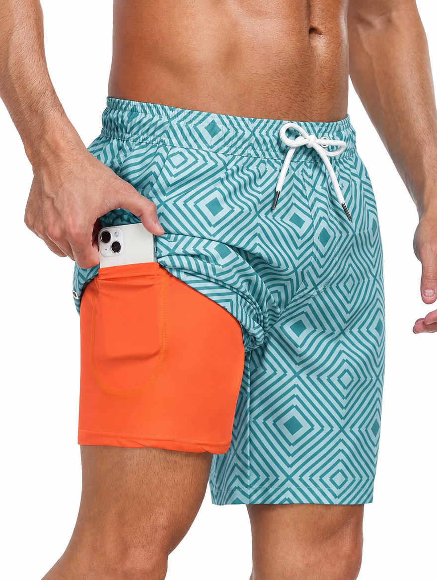 Men's Swim Shorts in Coral reef