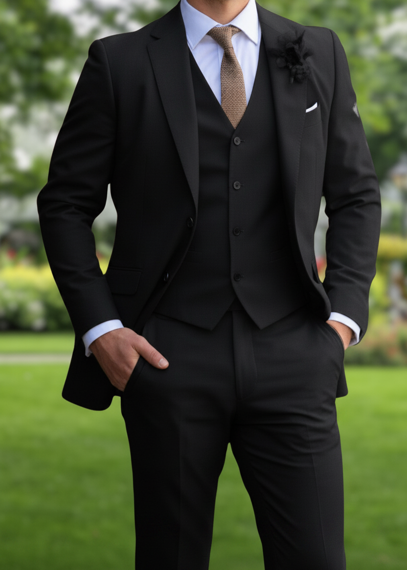 Three-piece suit set