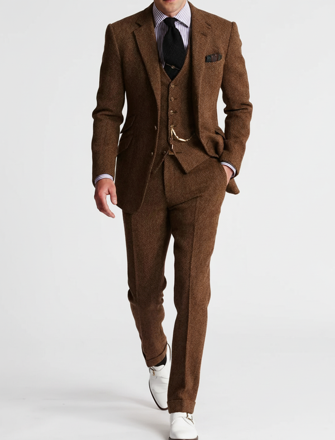 Men's three-piece suit set