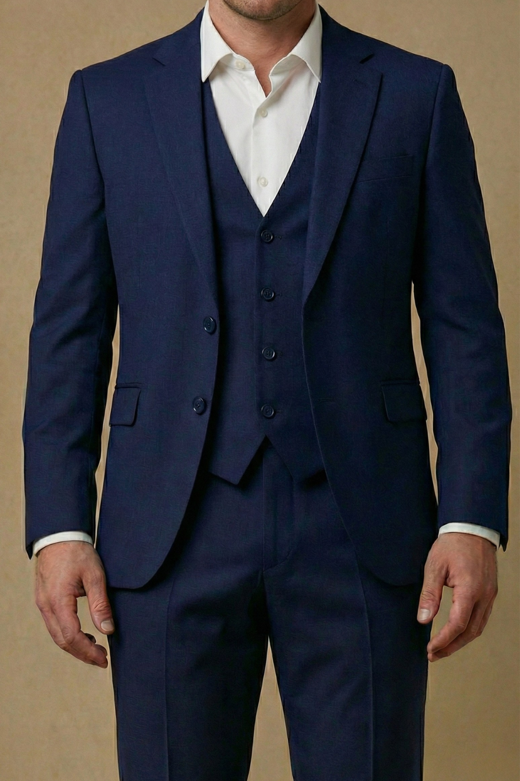 Men's three-piece suit set