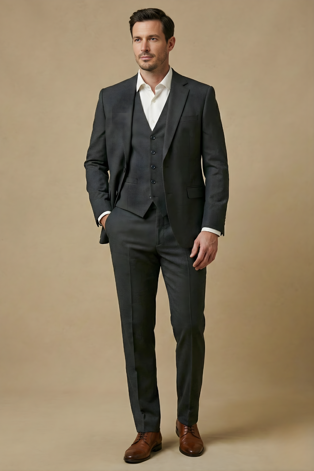 Men's three-piece suit set
